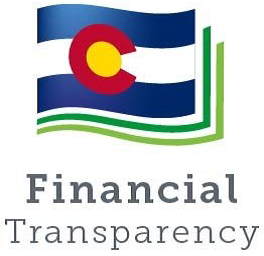 Colorado Flag with the title Financial Transparency